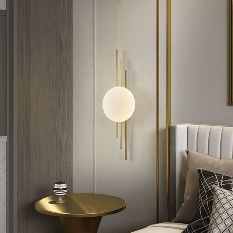 Arandela Moderna Dourado,